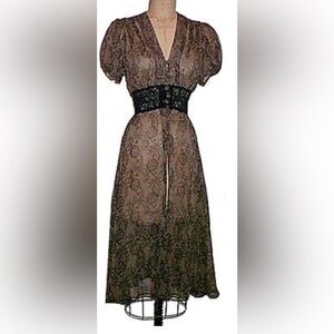 Trashy Diva Francine Chantilly Lace Dress size large